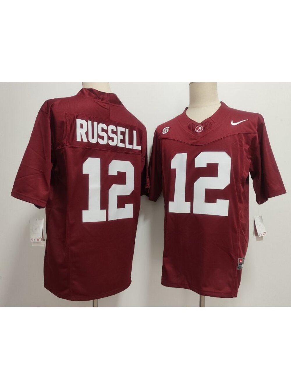 Keelon Russell Crimson Stitched Jersey Red Vapor